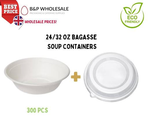 bagasse soup containers